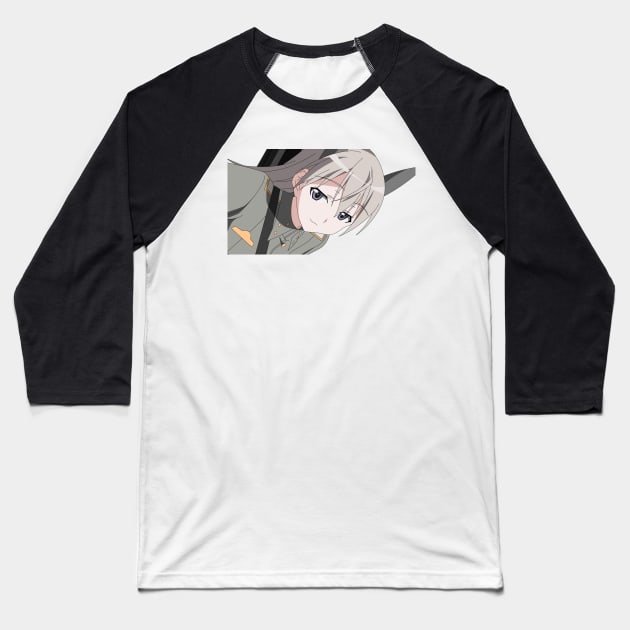 Smug Eila Baseball T-Shirt by KokoroPopShop